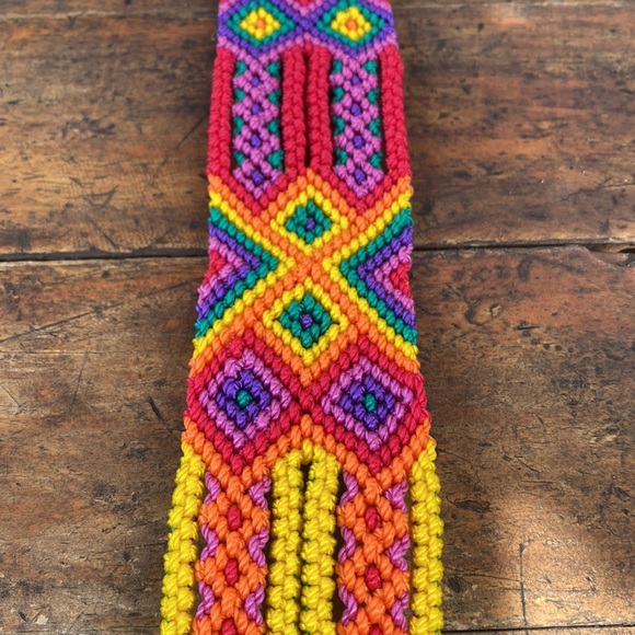 381-You Are Remarkable❤️Handcrafted Macrame Belt - Picture 3 of 8
